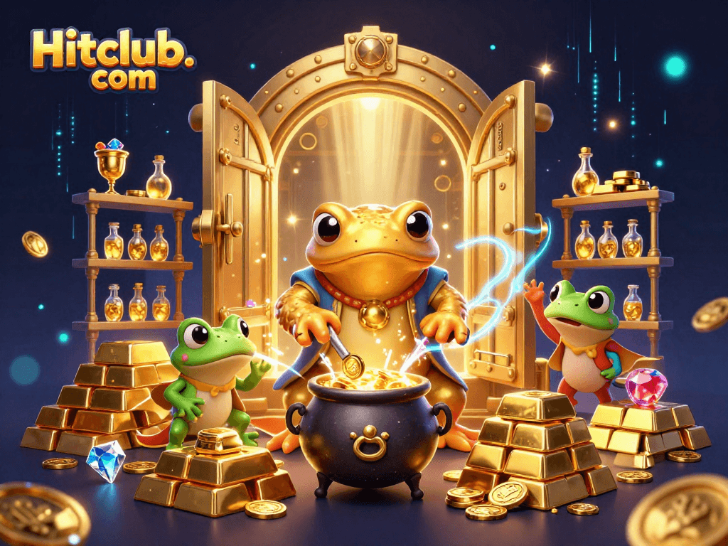 Experience thrilling gaming with Hitclub. com, featuring a vibrant alchemist scene in a medieval lab.