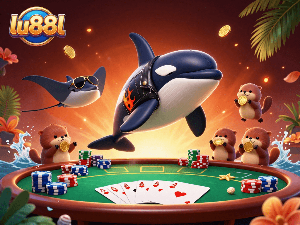 Engage in thrilling games at lu88l with exciting characters and vibrant casino elements.