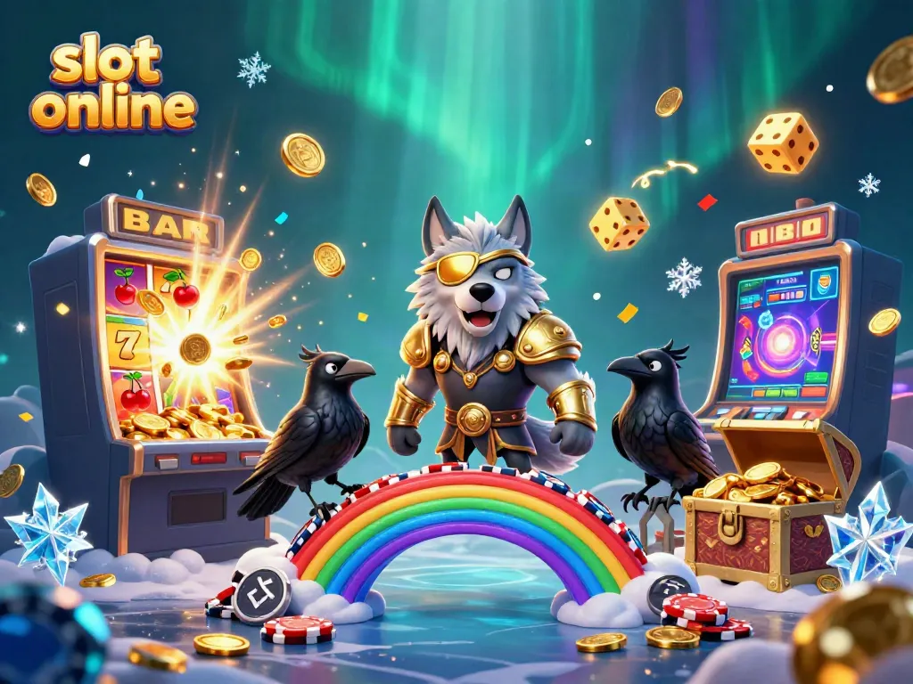 Engage with the slot online fantasy featuring Odin and ravens amidst a jackpot explosion.